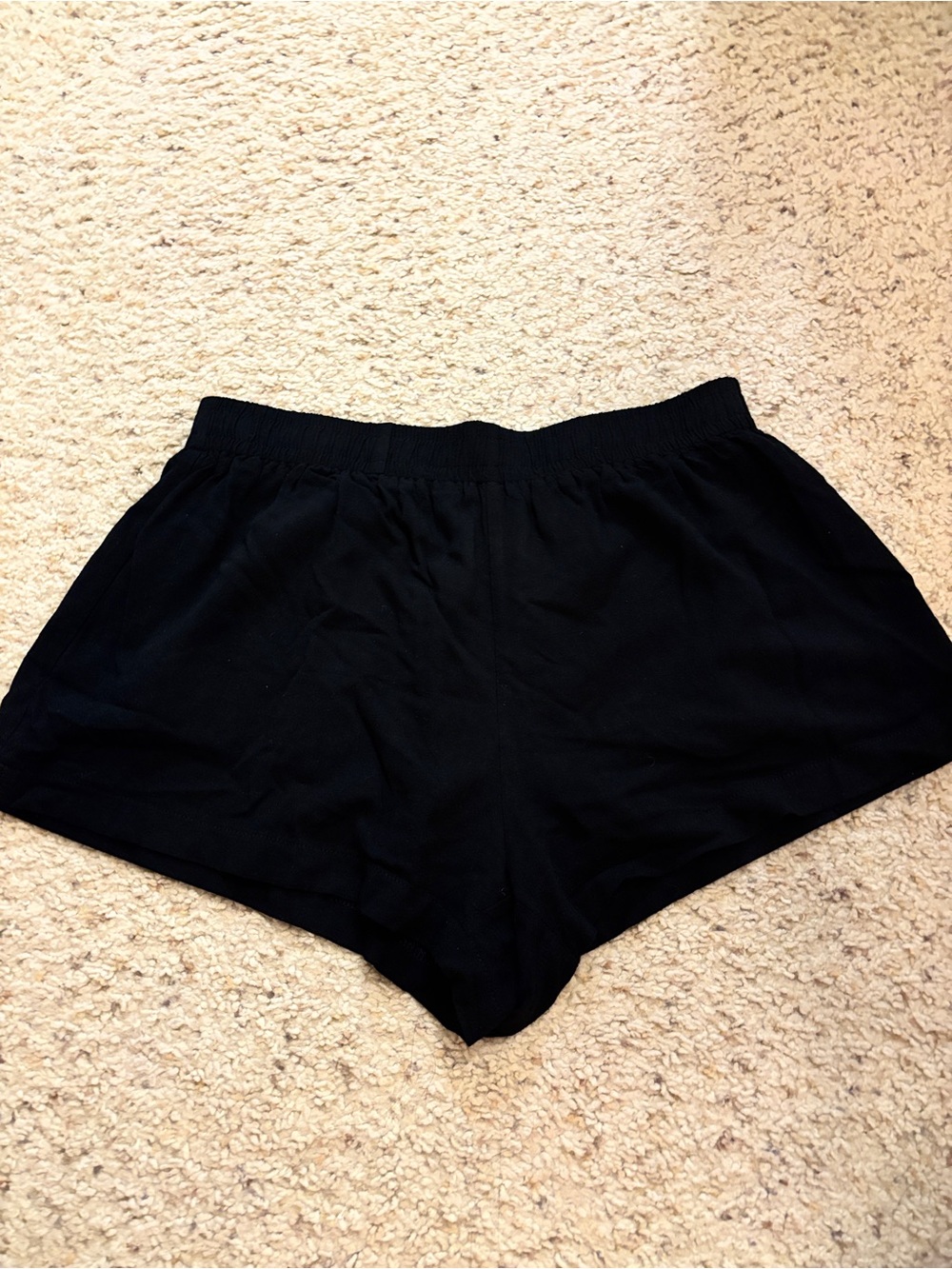 Princess Polly black linen shorts US 8